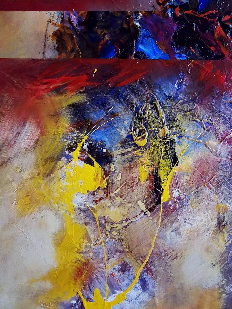 Original Abstract Painting by Voicu Oprea