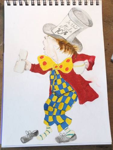Mad Hatter and sandwich, Alice Through the Looking Glass Series thumb