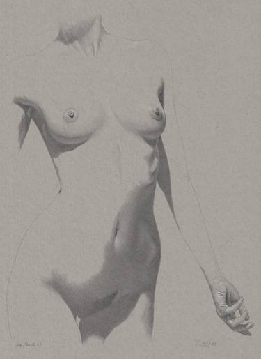 Original Figurative Nude Drawings by Walter Roos