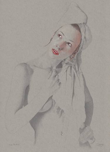 Print of Figurative Women Drawings by Walter Roos