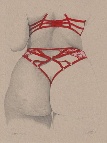 Original Figurative Women Drawings by Walter Roos