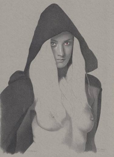 Original Figurative Women Drawings by Walter Roos