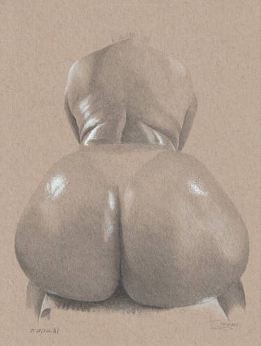 Original Nude Drawings by Walter Roos