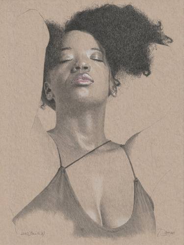 Original Figurative Portrait Drawings by Walter Roos