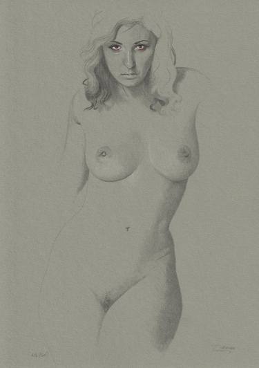 Original Nude Drawings by Walter Roos