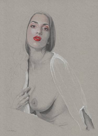 Original Nude Drawings by Walter Roos