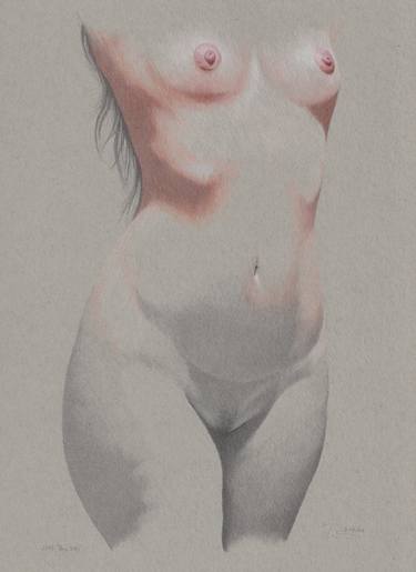 Original Figurative Nude Drawings by Walter Roos