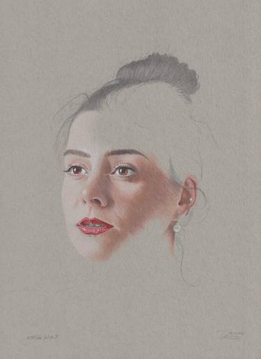 Original Figurative Women Drawings by Walter Roos