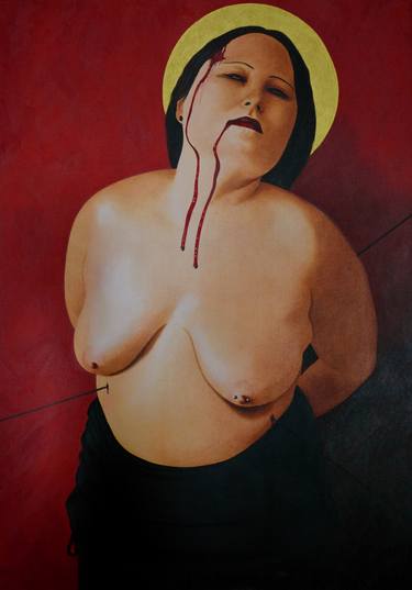 Original Figurative Nude Paintings by Walter Roos