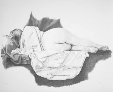 Original Nude Drawings by Walter Roos