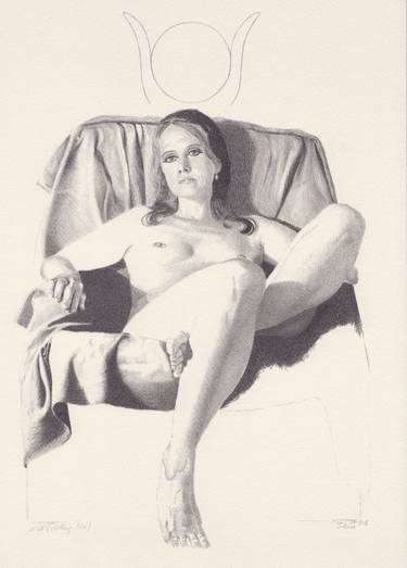 Original Nude Drawings by Walter Roos