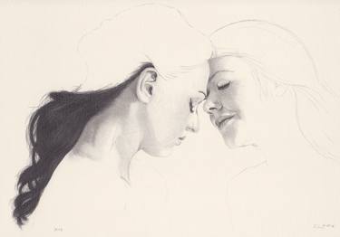 Original Figurative Women Drawings by Walter Roos