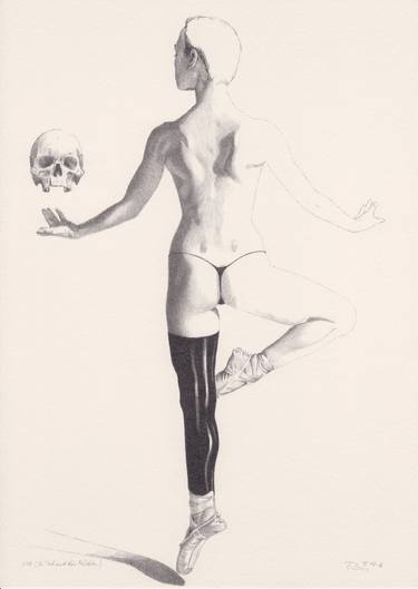 Original Nude Drawings by Walter Roos