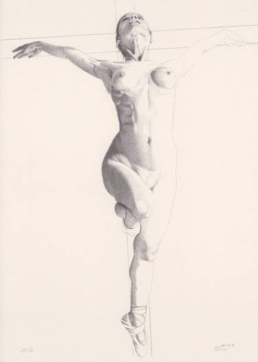 Original Nude Drawings by Walter Roos