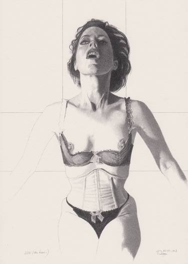 Original Figurative Women Drawings by Walter Roos