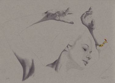 Original Figurative Women Drawings by Walter Roos