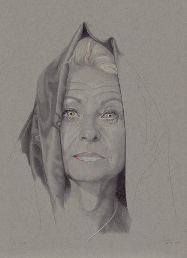 Original Portrait Drawings by Walter Roos