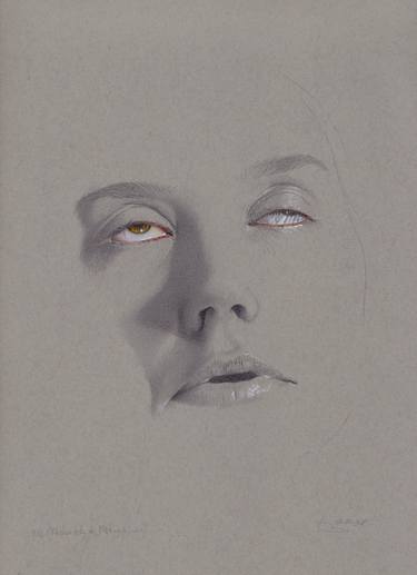 Original Figurative Portrait Drawings by Walter Roos