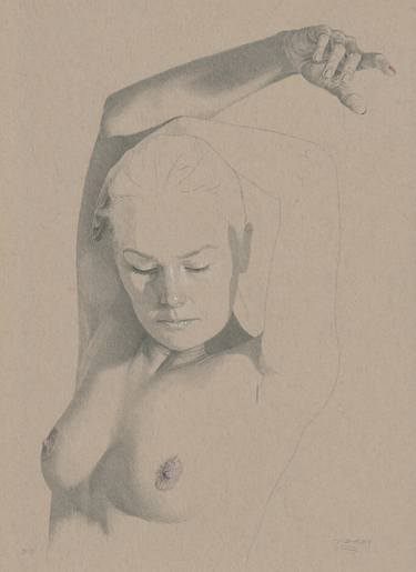 Print of Figurative Nude Drawings by Walter Roos