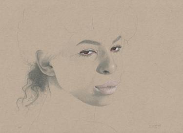 Original Figurative Portrait Drawings by Walter Roos