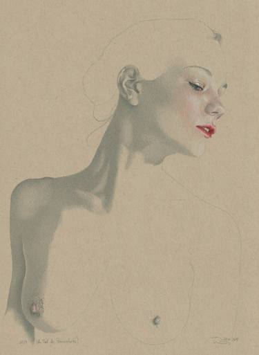 Original Figurative Nude Drawings by Walter Roos