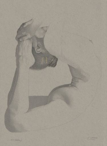 Original Figurative Nude Drawings by Walter Roos