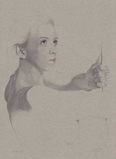 Original Figurative Women Drawings by Walter Roos