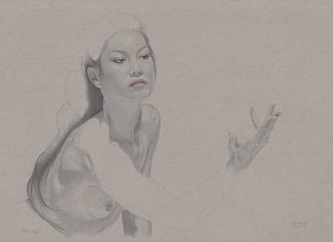 Original Figurative Nude Drawings by Walter Roos