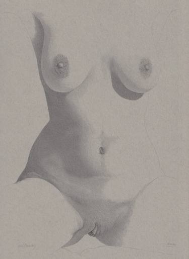 Original Figurative Nude Drawings by Walter Roos