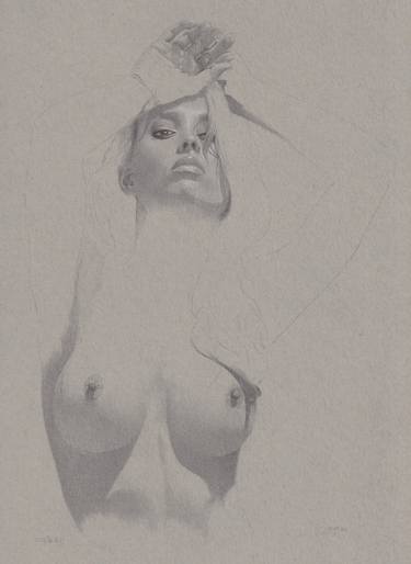 Original Nude Drawings by Walter Roos