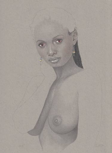 Original Figurative Women Drawings by Walter Roos