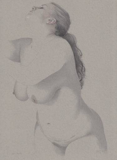 Original Figurative Nude Drawings by Walter Roos