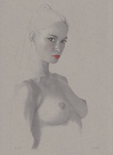 Original Figurative Nude Drawings by Walter Roos