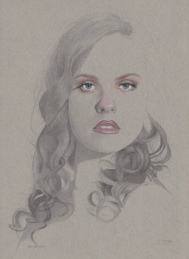 Original Figurative Portrait Drawings by Walter Roos