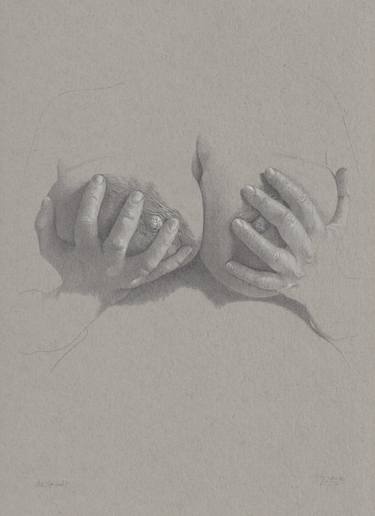 Original Nude Drawings by Walter Roos