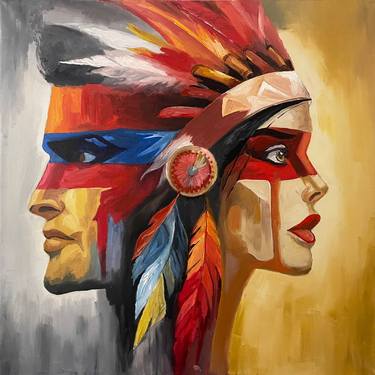 Original Realism Abstract Paintings by Munish Goyal