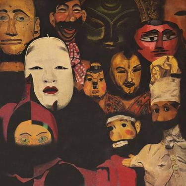 Original Figurative Abstract Painting by Munish Goyal