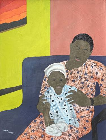 Print of Family Paintings by Timothy Olaniyi