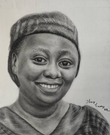 Original Black & White Women Drawings by Timothy Olaniyi