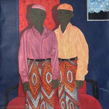 Original Figurative Men Paintings by Timothy Olaniyi