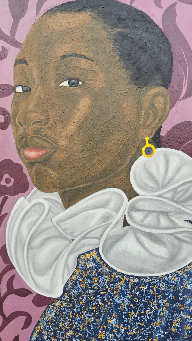 Original Figurative Women Painting by Timothy Olaniyi