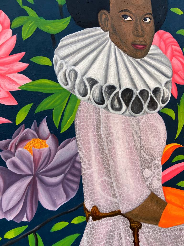 Original Figurative Women Painting by Timothy Olaniyi