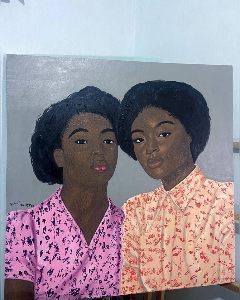 Original Portraiture Women Painting by Timothy Olaniyi