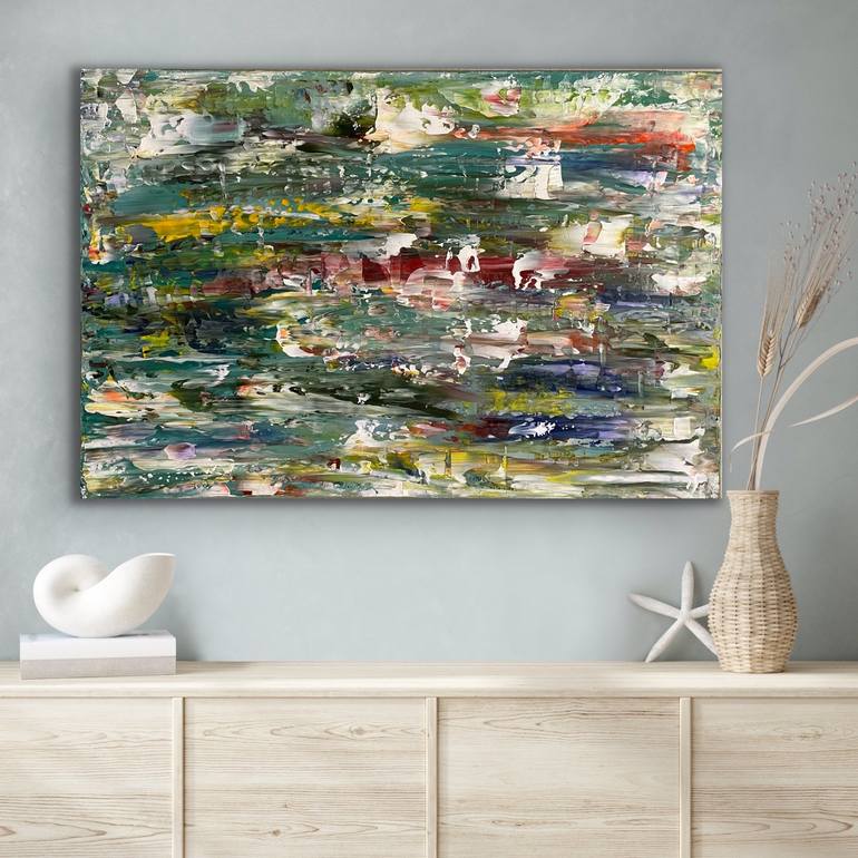 Original Abstract Painting by Ivanka Revuckiene