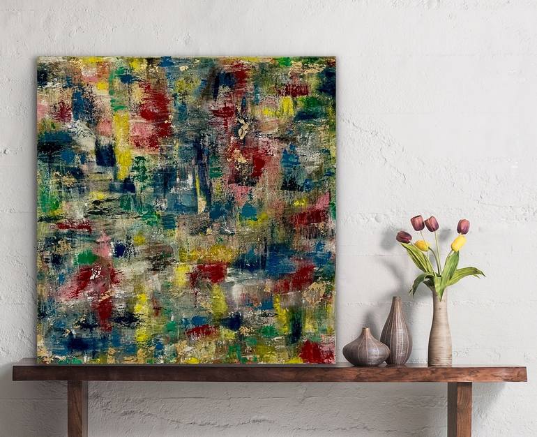 Original Abstract Painting by Ivanka Revuckiene