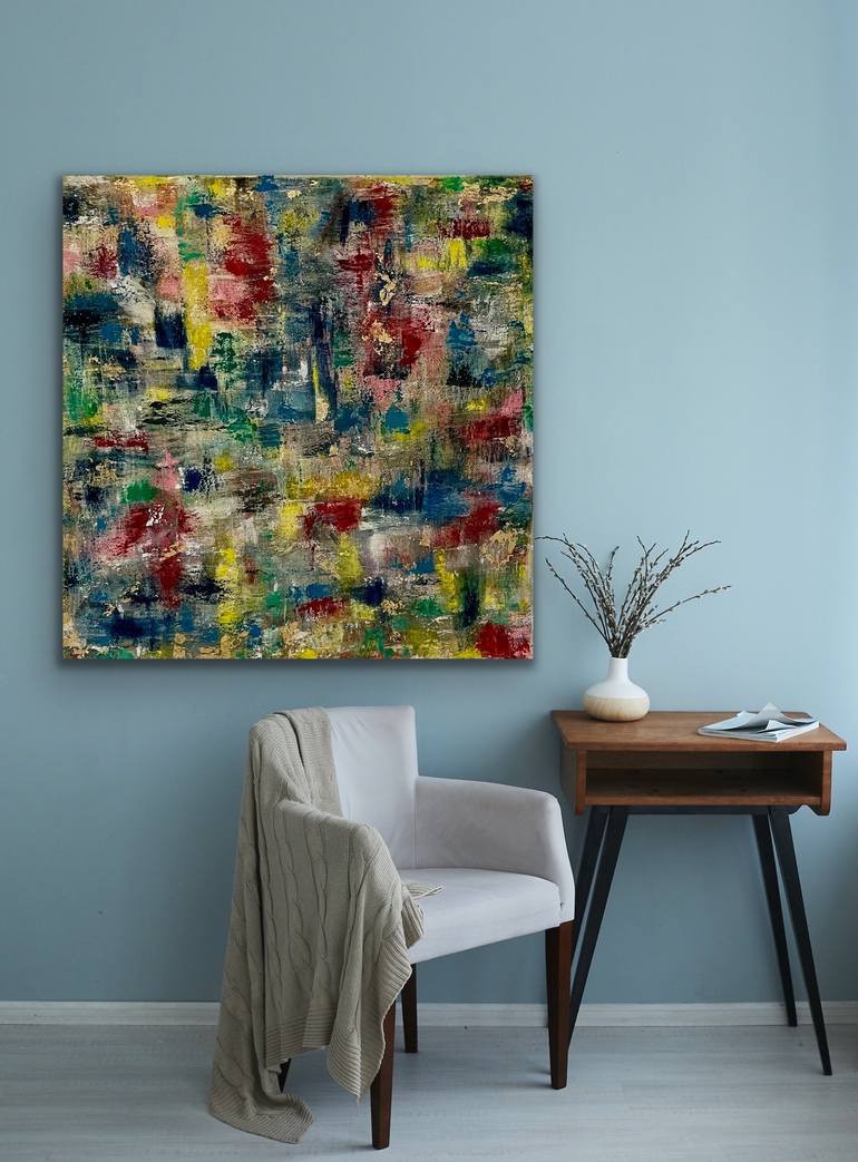 Original Abstract Painting by Ivanka Revuckiene