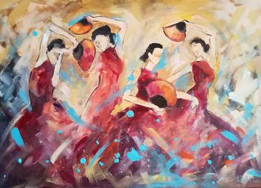 Original People Paintings by Ayşe Öztel