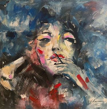Original Expressionism Women Paintings by Amarildo Kamami
