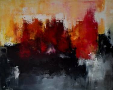 Original Abstract Expressionism Abstract Paintings by Anna Maria Cesario