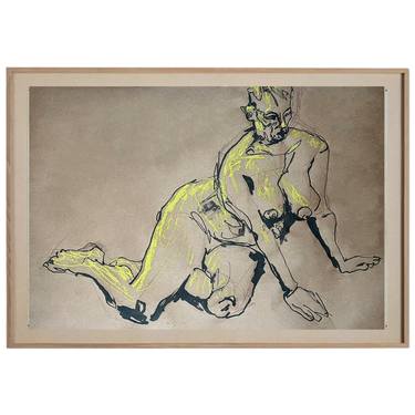 Original Figurative Nude Drawings by Ely Young